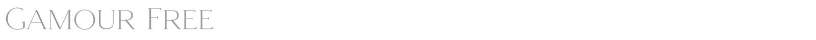 Gamour font preview